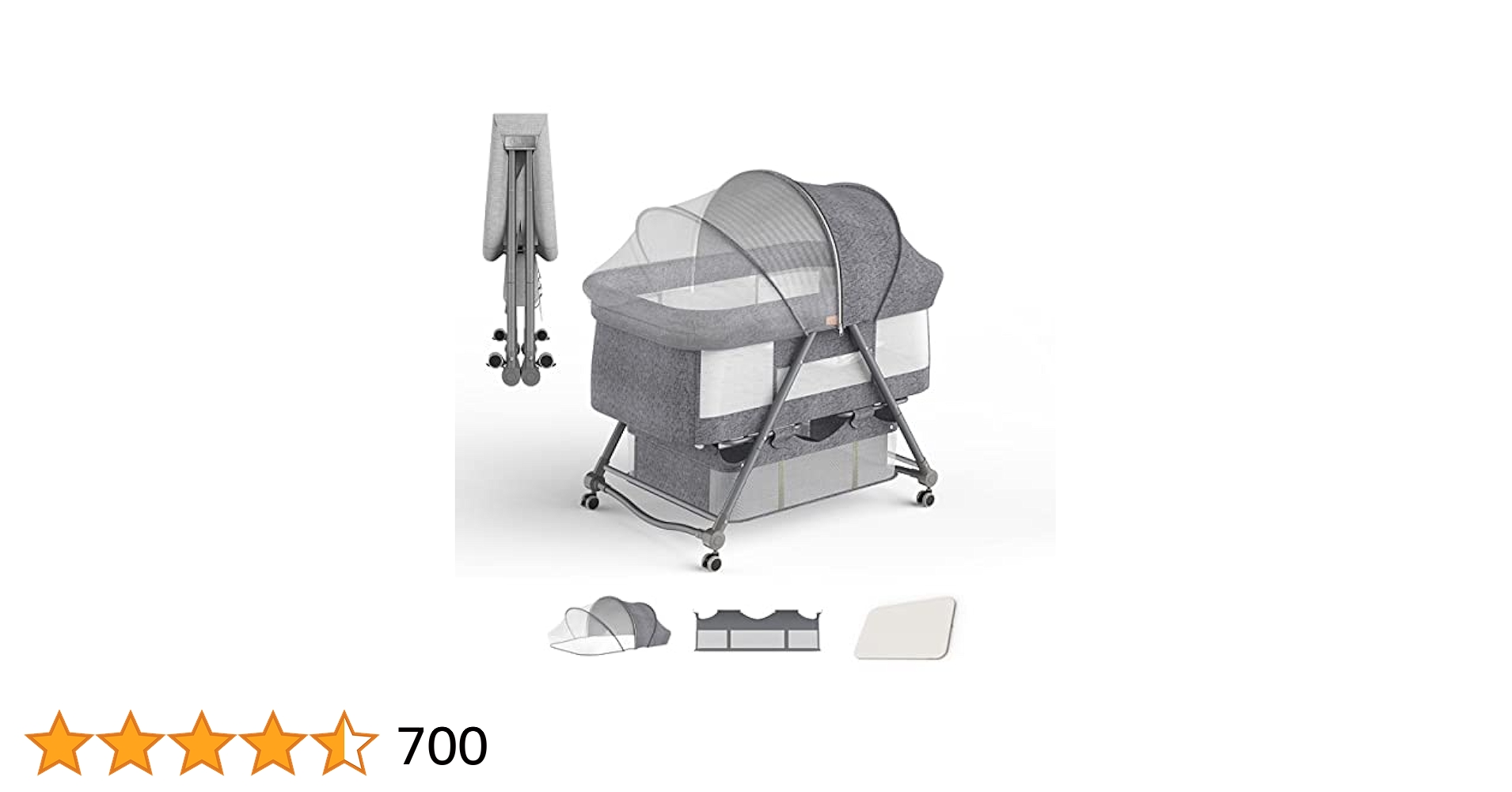 2023最新モデル ベビーベッド スイング機能付き Amazon.co.jp: ZOOBLY ベビーベッド 添い寝ベッド 折りたたみ